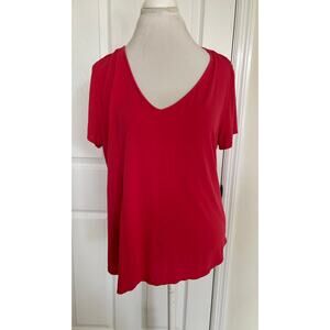 Soma Size Large Coral Red T-Shirt Night Shirt